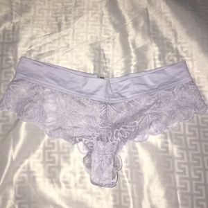 Purple cheeky underwear!
